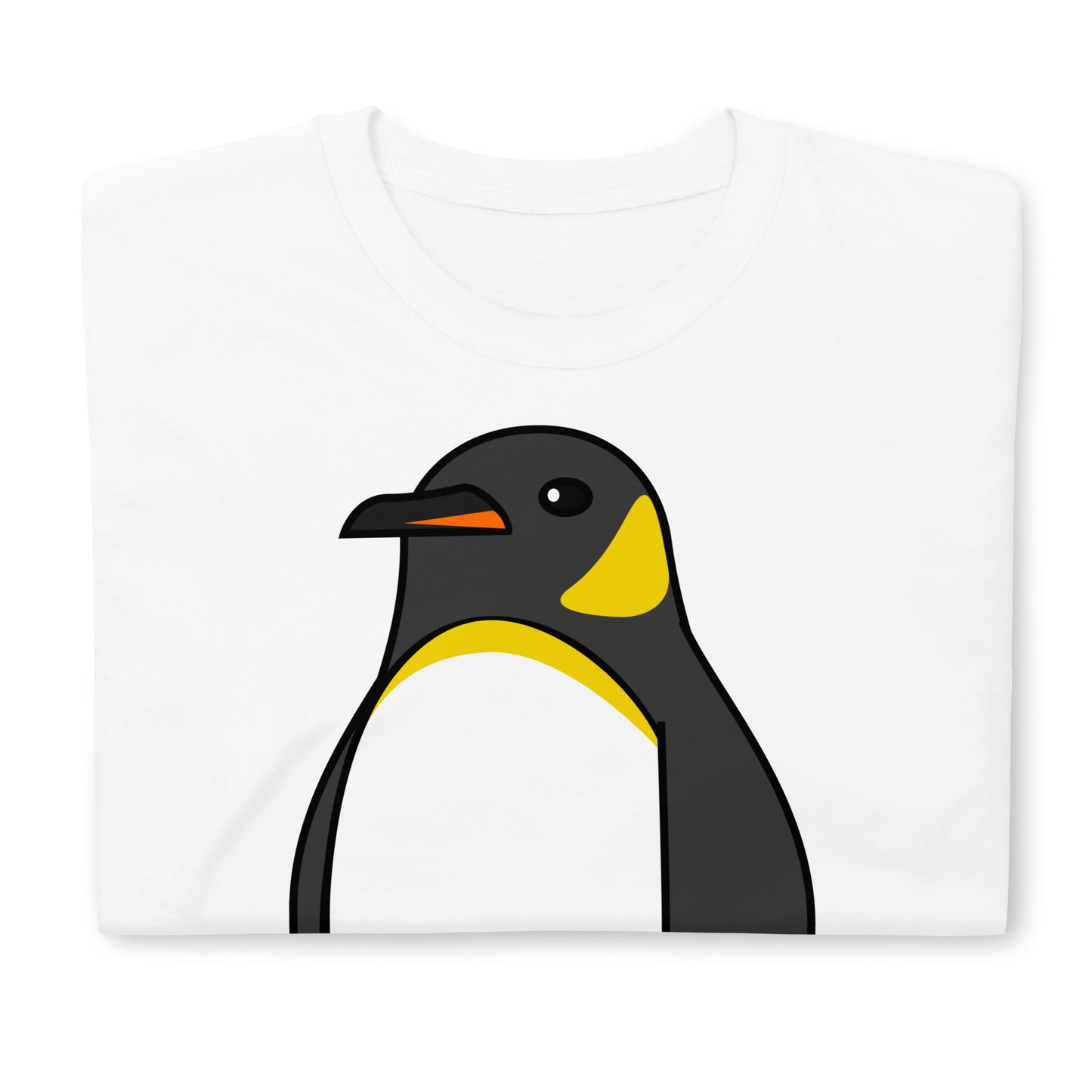 Rocket Pengwin Cartoon Main Character Energy Tee (White)