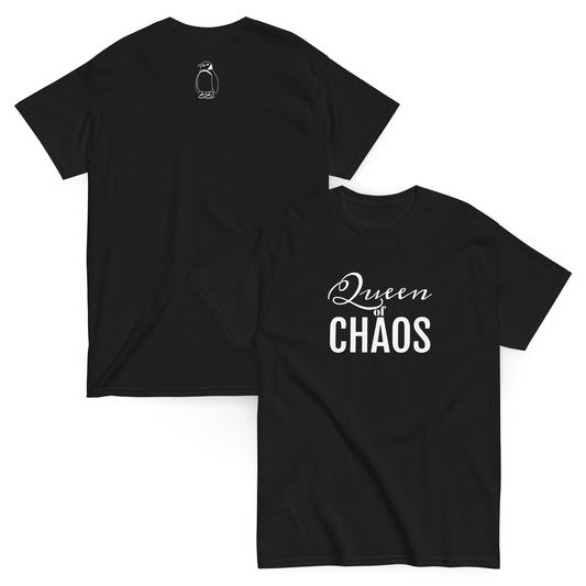 Queen Of Chaos Limited Rocket Pengwin Black Tee